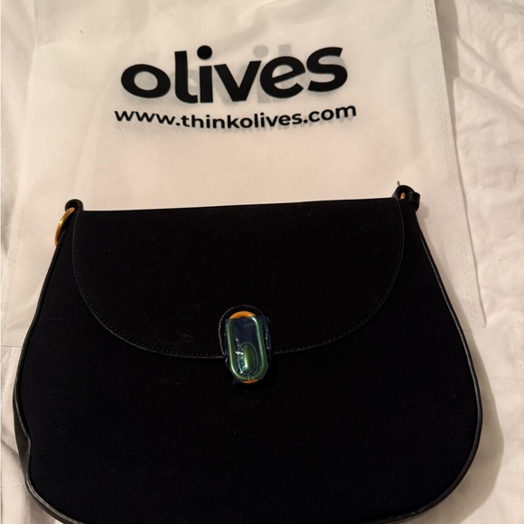 Suede handbag - Picture 3 of 6